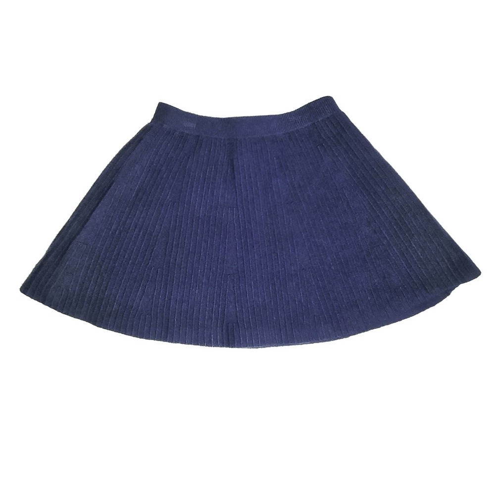 Janie & Jack 4 Navy Blue Sweater Knit Twirl Skirt